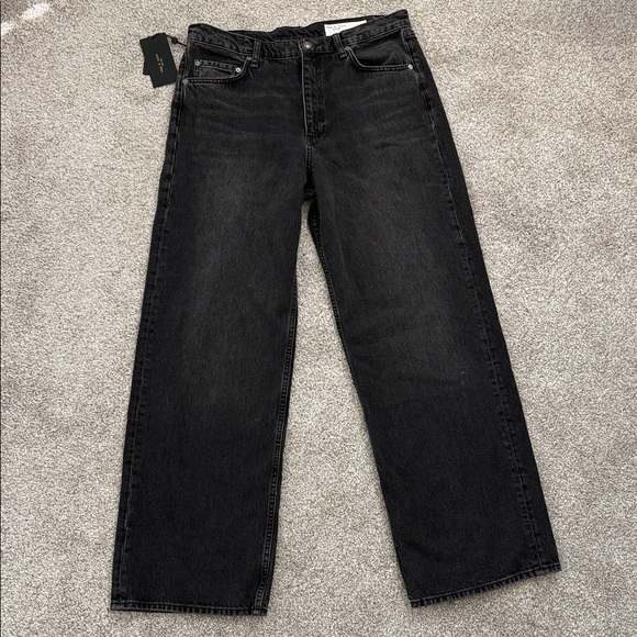 Rag & Bone The Shea -high-rise, relaxed, straight jeans NWT - Picture 2 of 11